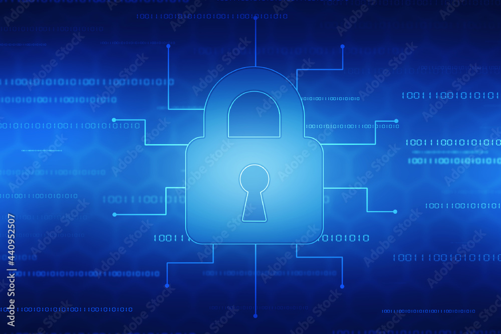 2d illustration Safety concept: Closed Padlock on digital background
2d illustration Safety concept: Closed Padlock on digital background