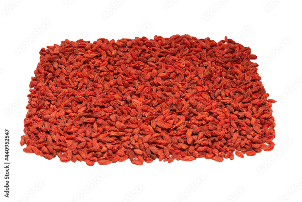 Red berries goji isolated on white background. Red berries goji isolated on white background.