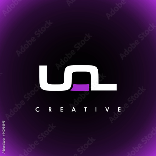 UOL Letter Initial Logo Design Template Vector Illustration photo