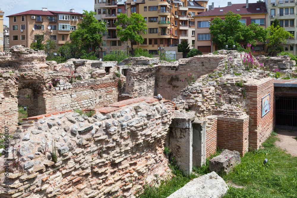 Roman Baths of Varna in Bulgaria