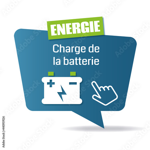 Logo charge de la batterie.