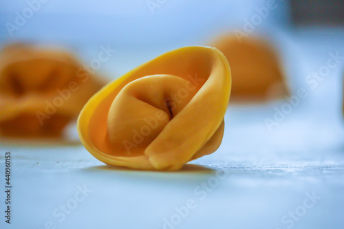 Cappelletti romagnoli made with cheese photo