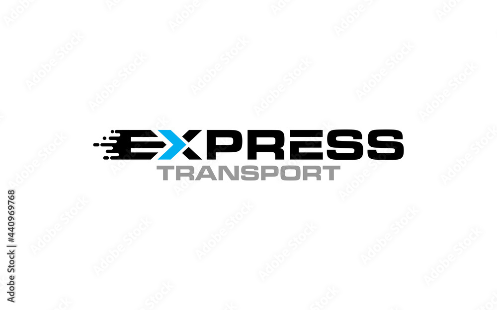 Illustration graphic vector of Express logistics and delivery company