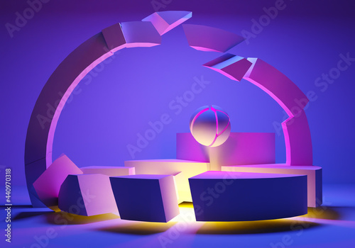 Background with an arch for...