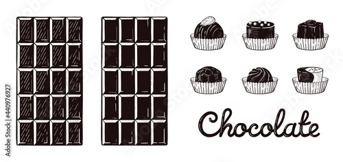 set chocolate