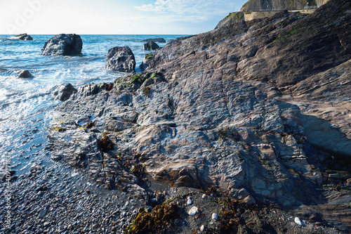 Ilfracombe beach in Exmoor, North Devon, UK photo