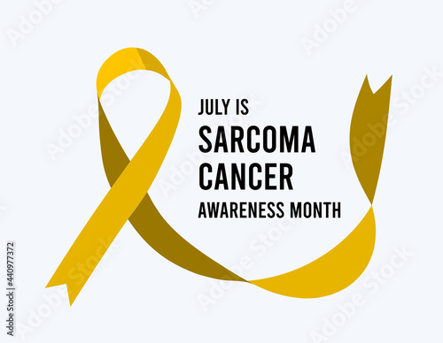 July is sarcoma awareness month. Vector illustration