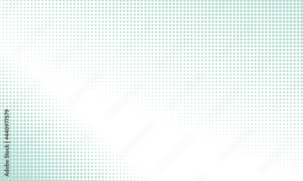 halftone background with seafoam color