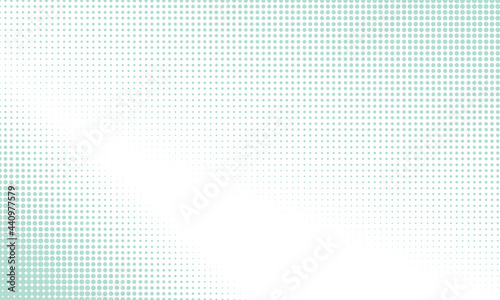 halftone background with seafoam color