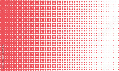 halftone background with candy apple color