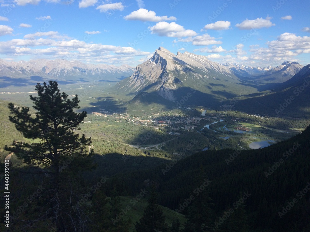 Banff National Park from an amazing viewpoint