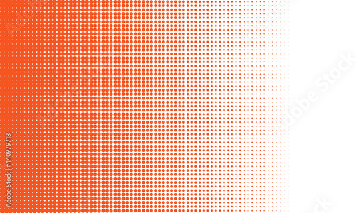 Tablou pe pânză halftone background with persimmon color