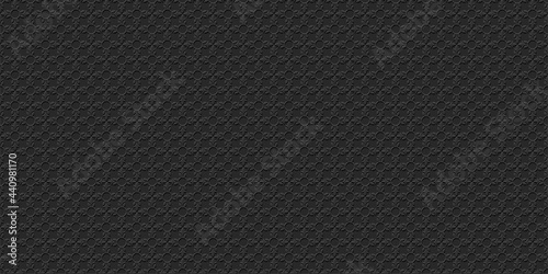 Wallpaper Mural Black Seamless pattern with flowers, 3d style Torontodigital.ca