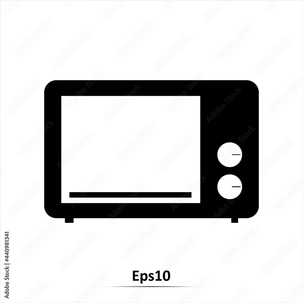Microwave oven in vector illustration. Eps10 Microwave oven in vector illustration. Eps10