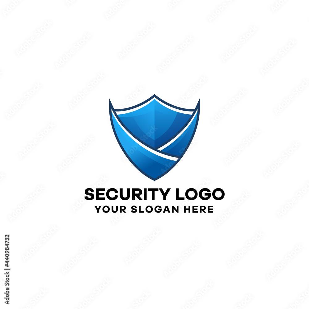 Security Gradient Logo Template
