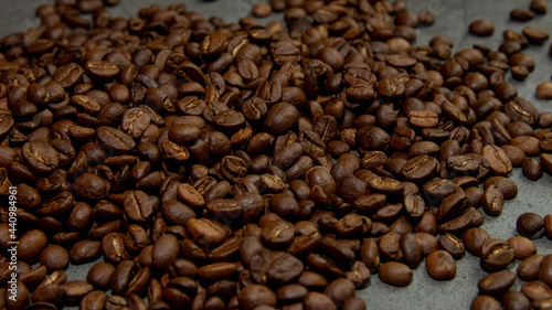 The Coffee beans saturated color picture beautiful background