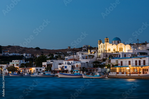 Fototapeta Naklejka Na Ścianę i Meble -  The port of the Greek island of Lipsi in the Dodecanese archipelago