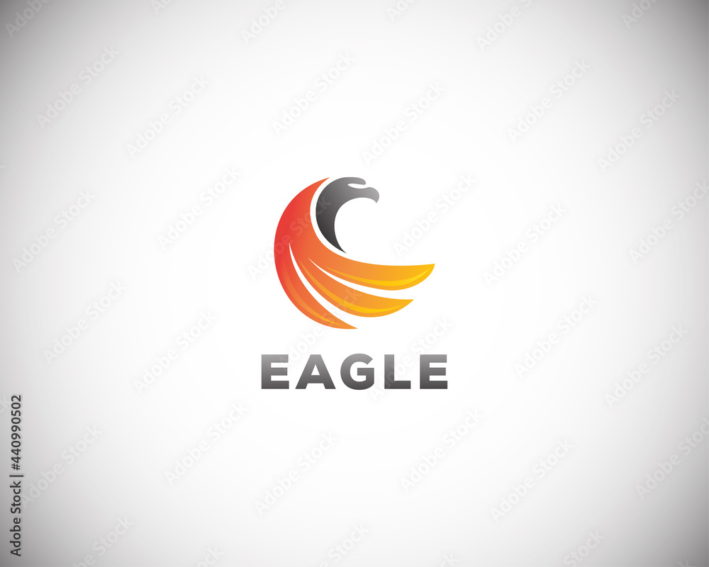 eagle logo creative wing head flying eagle logo creative wing head flying