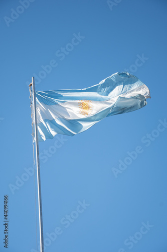 Bandera argentina mástil