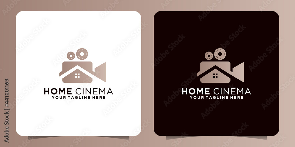 design logo creative cinema movie house