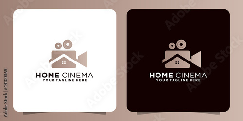 design logo creative cinema movie house