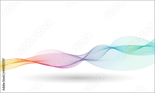 wavy line background with rainbow colors, suitable for backgrounds, presentations, wallpapers, covers, and others