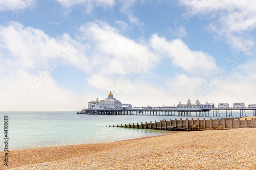Eastbourne pier and surrounding areas, East Sussex sunny summer's day