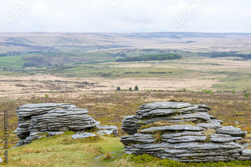 Obraz na płótnie Dartmoor National Park in England w salonie