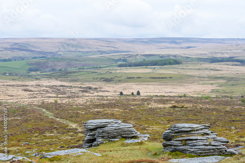 Obraz na płótnie Dartmoor National Park in England w salonie