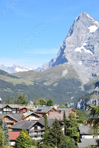 swiss mountains village