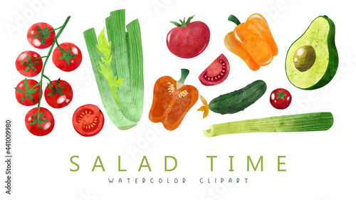 Veggies. Hand drawn vector illustration.