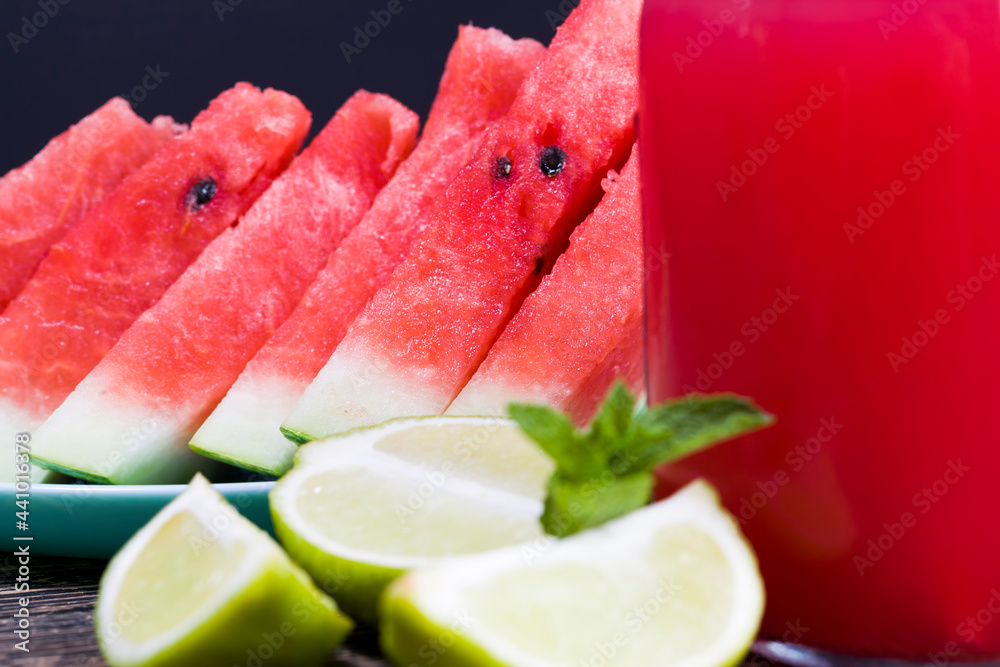 ripe watermelon with bright red beautiful flesh ripe watermelon with bright red beautiful flesh