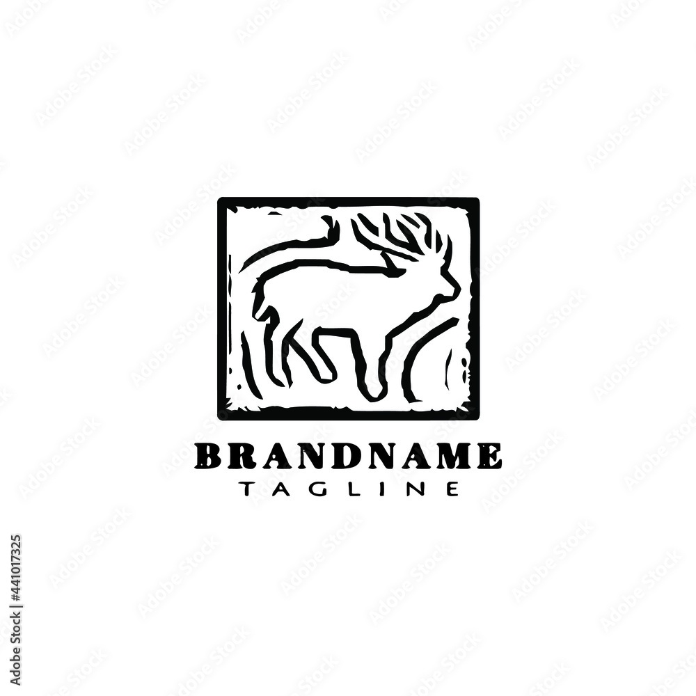 cute deer logo icon design vector vector illustration cute deer logo icon design vector vector illustration