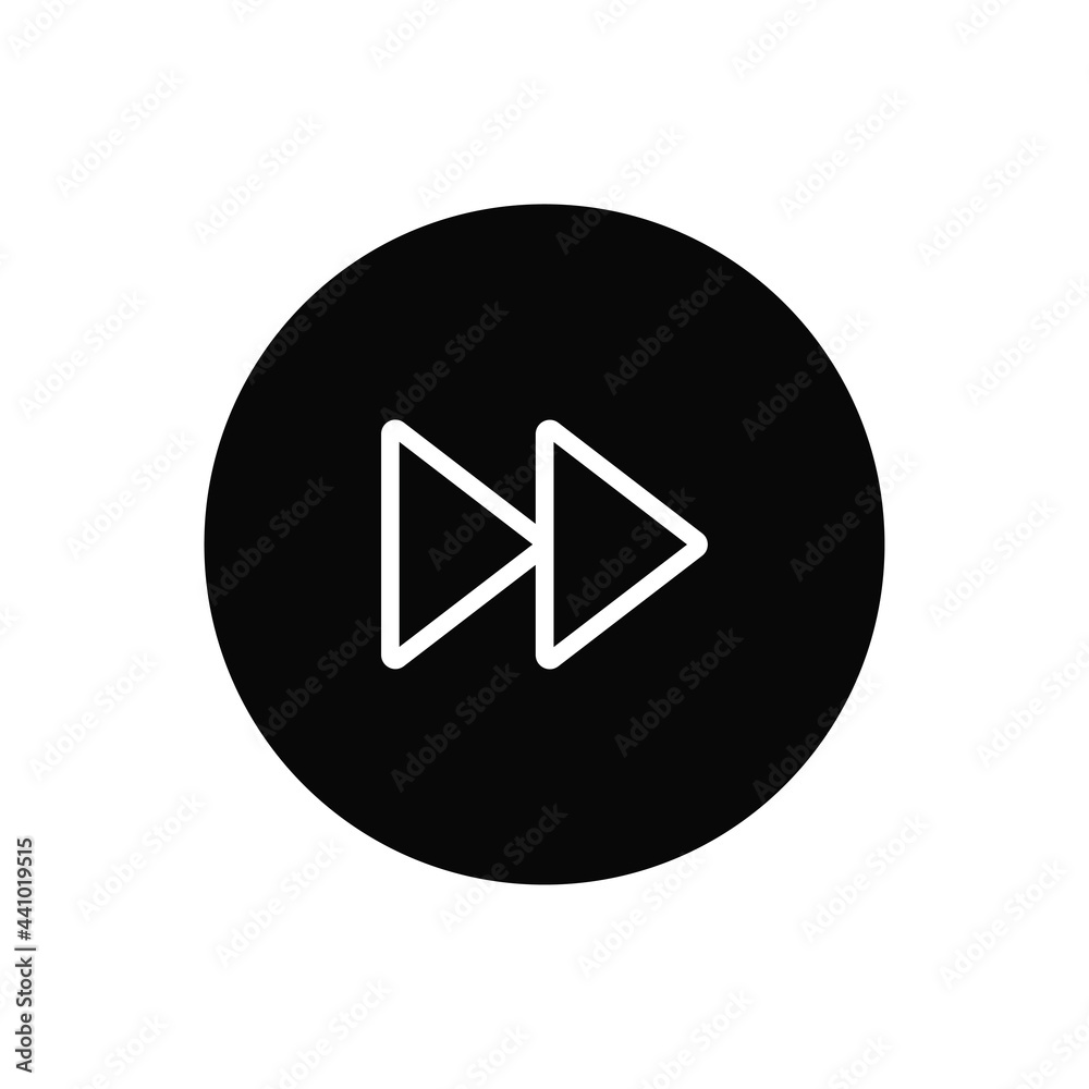 Forward icon vector. Next sign Forward icon vector. Next sign