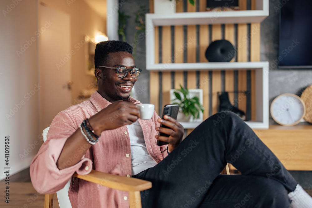 Adult man, relaxing with the phone in his hands. Adult man, relaxing with the phone in his hands.