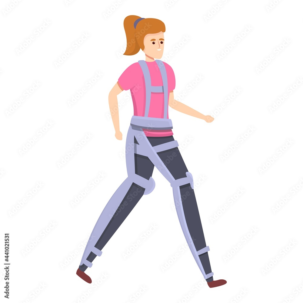 Futuristic exoskeleton icon. Cartoon of Futuristic exoskeleton vector icon for web design isolated on white background Futuristic exoskeleton icon. Cartoon of Futuristic exoskeleton vector icon for web design isolated on white background