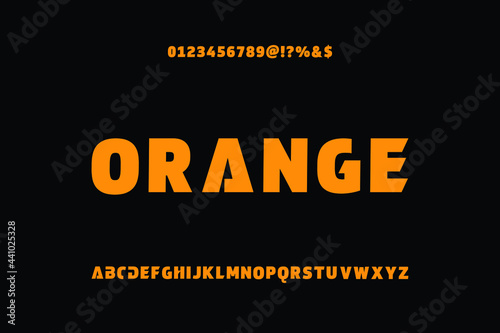 minimal font, typeface design, white and black style ,grunge vector background