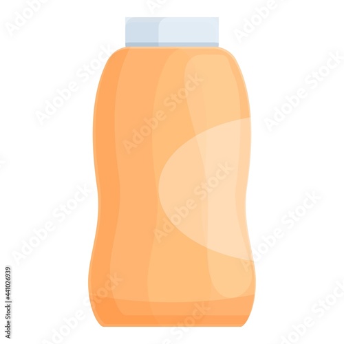 Korean shower gel icon. Cartoon of Korean shower gel vector icon for web design isolated on white background
