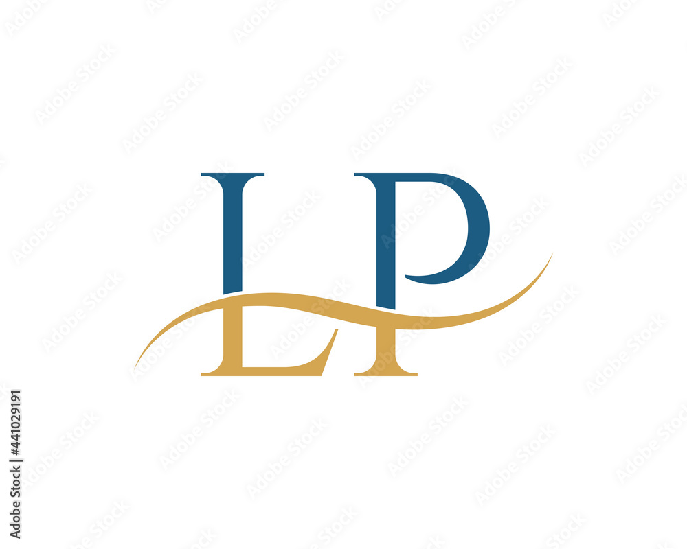 Initial letter LP, LP letter logo design Initial letter LP, LP letter logo design