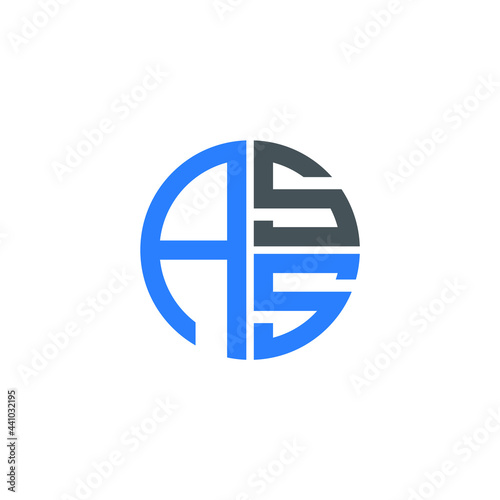 ASS logo ASS icon ASS vector ASS monogram ASS letter ASS minimalist ASS triangle ASS hexagon Unique modern flat abstract logo design 