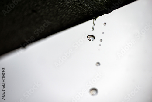 Canvas Print rain drops in the sky, nacka, sweden,sverige, stockholm