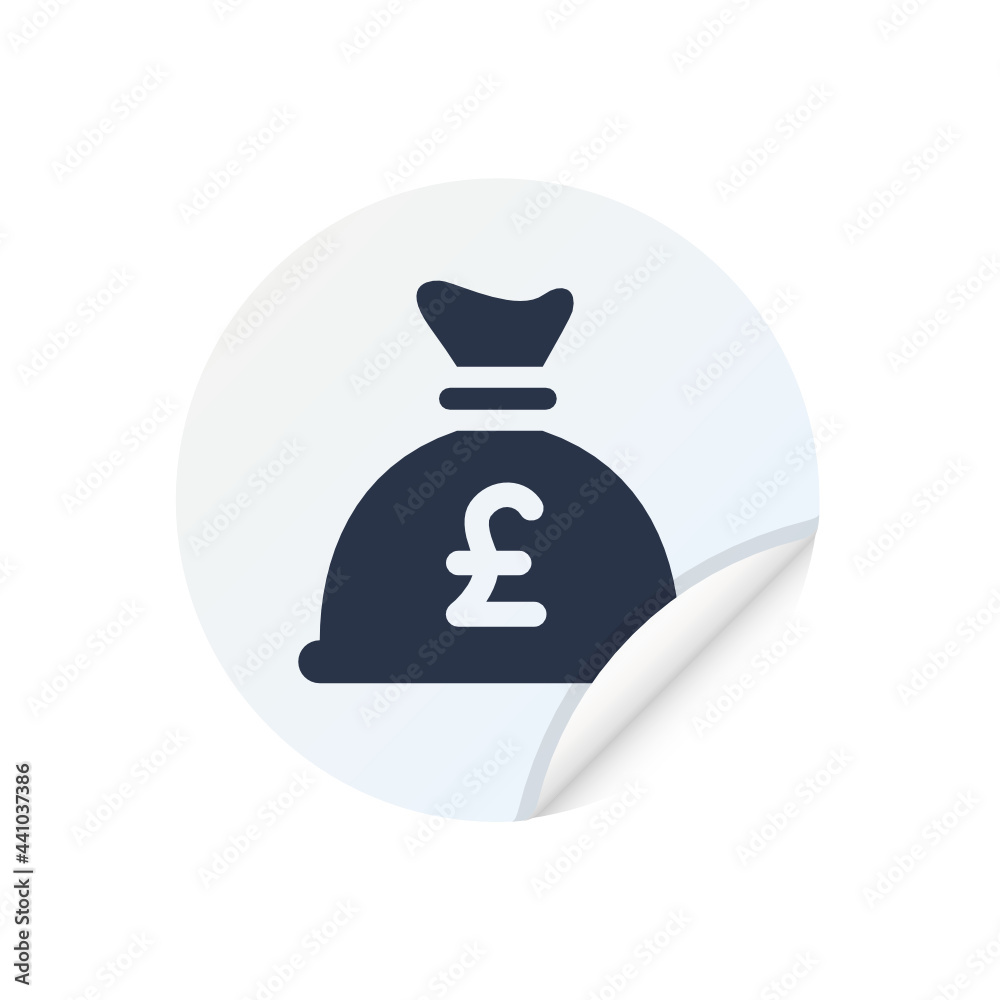 Money Bag Pound - Sticker Money Bag Pound - Sticker