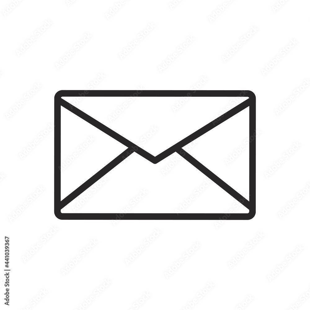 Envelope mail paper communication isolated white letter message. Business envelope mail icon post office illustration vector. Correspondence email postal sign element. Electronic mail information icon Envelope mail paper communication isolated white letter message. Business envelope mail icon post office illustration vector. Correspondence email postal sign element. Electronic mail information icon