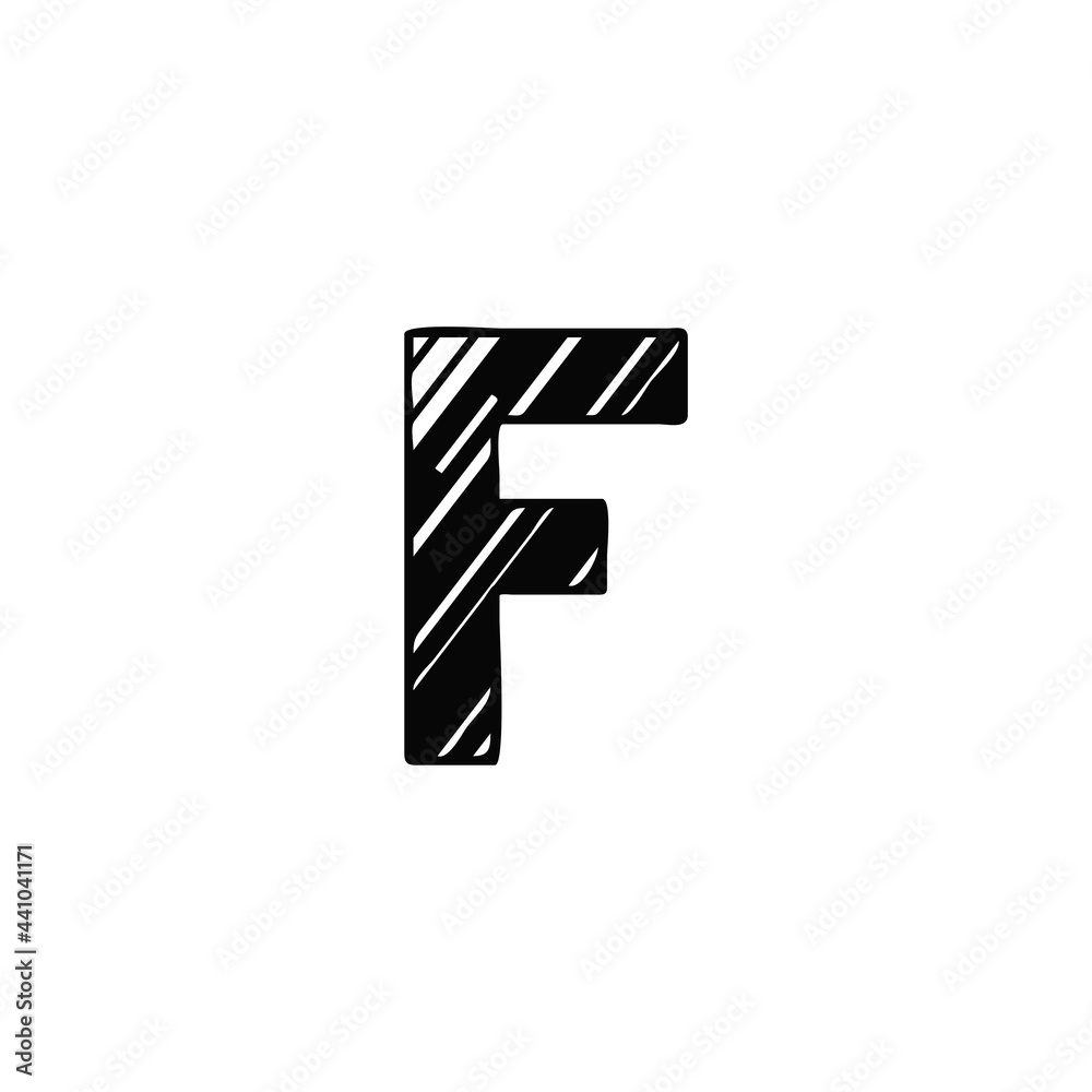 Abstract Initial Letter F Logo icon, Monogram art style design. Abstract Initial Letter F Logo icon, Monogram art style design.
