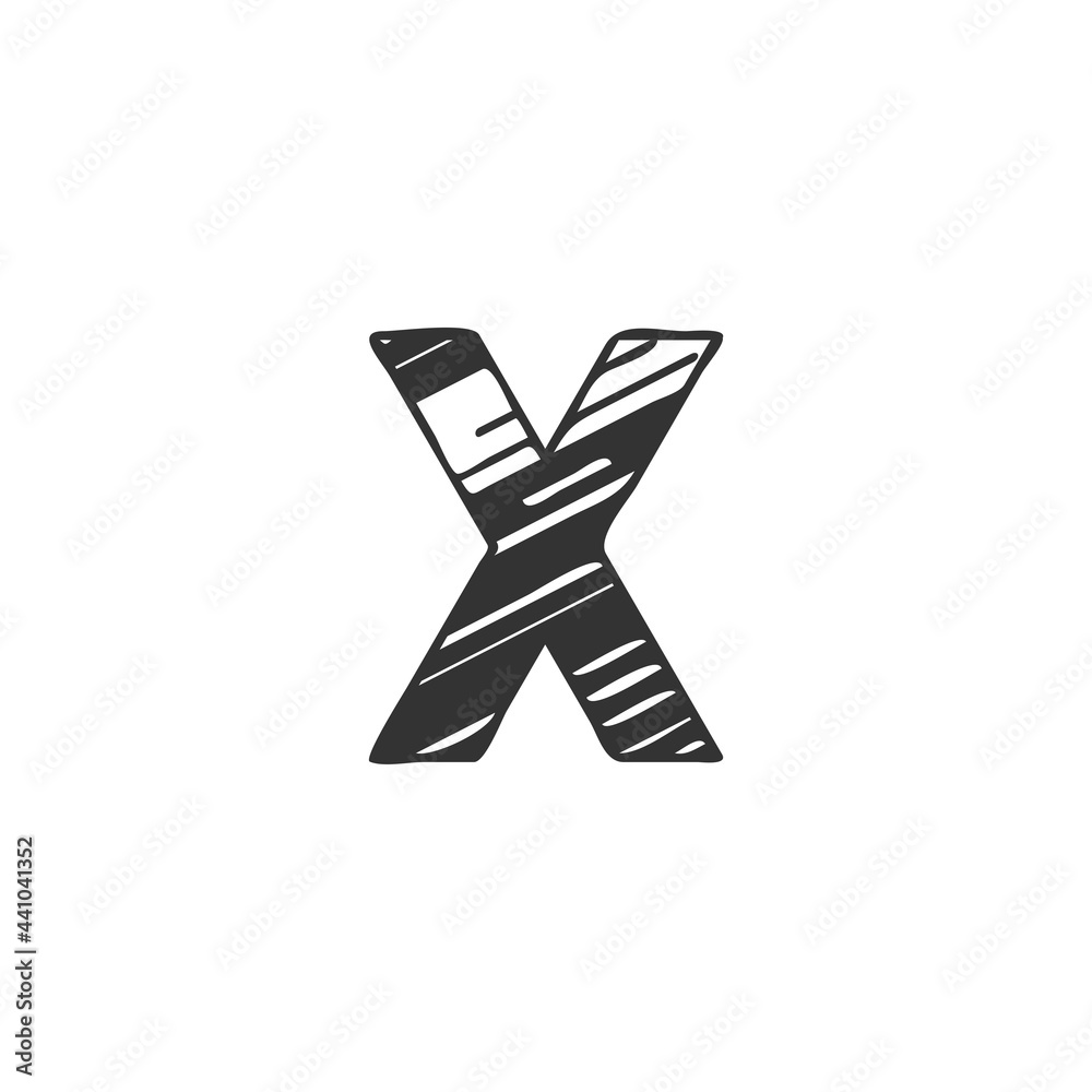 Abstract Initial Letter X Logo icon, Monogram art style design. Abstract Initial Letter X Logo icon, Monogram art style design.