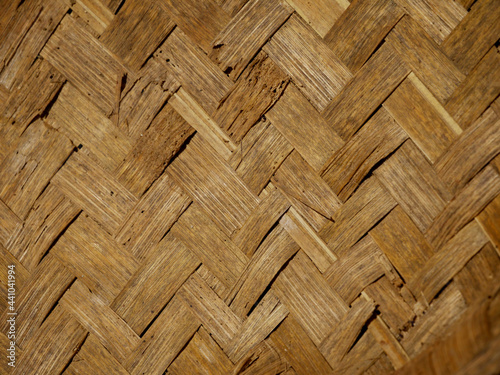 Bamboo wood sticks structure presented for texture background