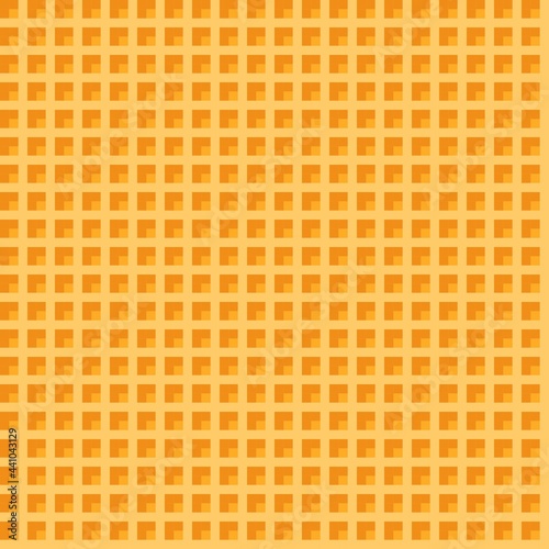 Ice cream background pixel art. Waffle background. Food texture pixel art. Vector background. Waffle seamless texture.