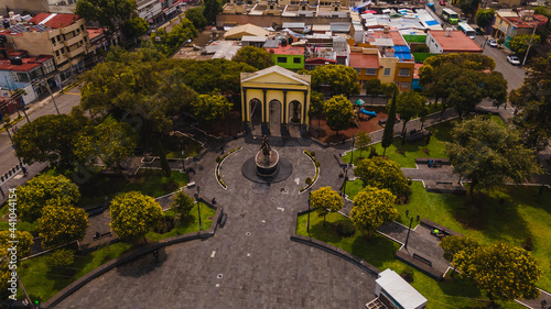 
Aerial photographs of the Plaza del Caballito in Toluca, State of Mexico  photo