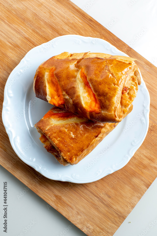 Typical Brazilian snack with white background. Typical Brazilian snack with white background.