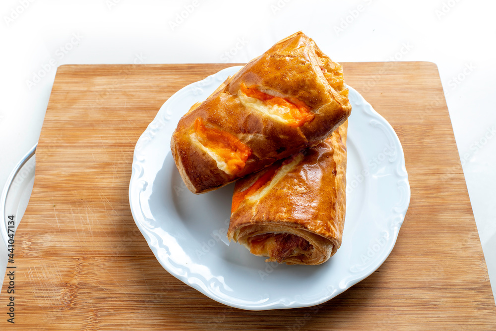 Typical Brazilian snack with white background. Typical Brazilian snack with white background.